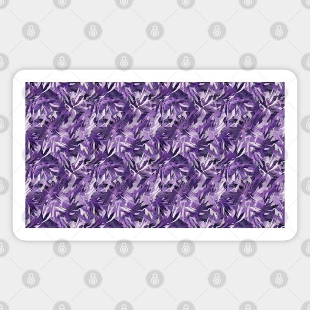 Purple Trendy Pattern V6 Magnet by Family journey with God